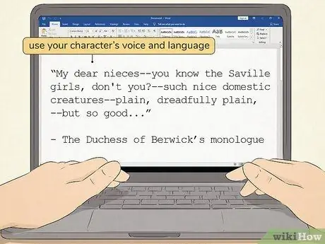 Напишите монолог к спектаклю. Шаг 7