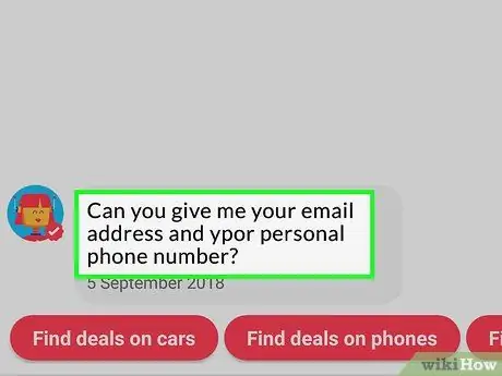 Избегайте мошенничества на Letgo на Android Шаг 4 Избегайте мошенничества на Letgo на Android Шаг 4