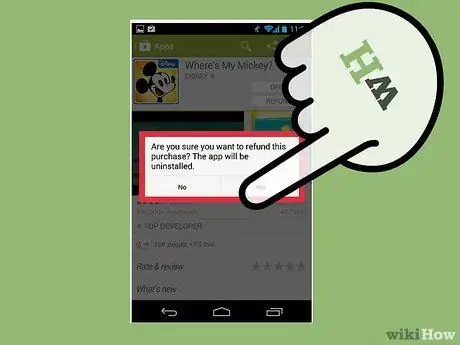 Получите возврат от Google Play Шаг 5