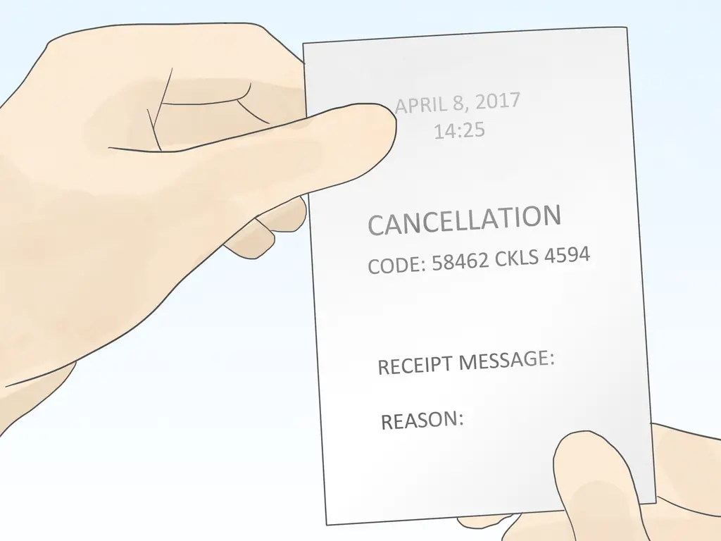 3 способа отменить заказ