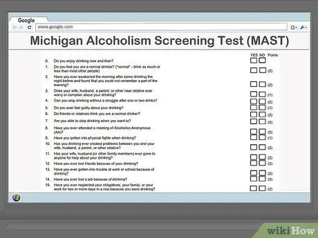 Пройдите 6-й этап оценки уровня алкоголя