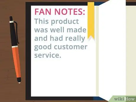 Напишите объективный обзор Amazon, шаг 2