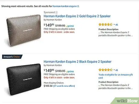 Поиск продукта на Amazon. Шаг 3