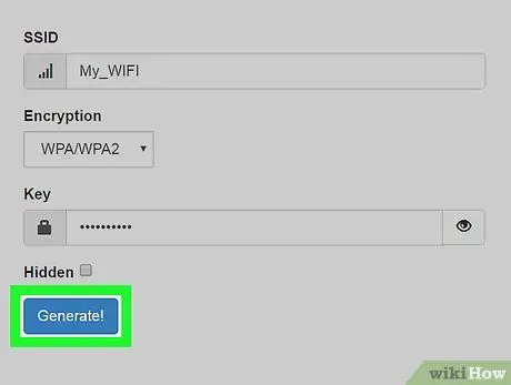 Сделайте QR-код, чтобы поделиться своим паролем WiFi Шаг 5