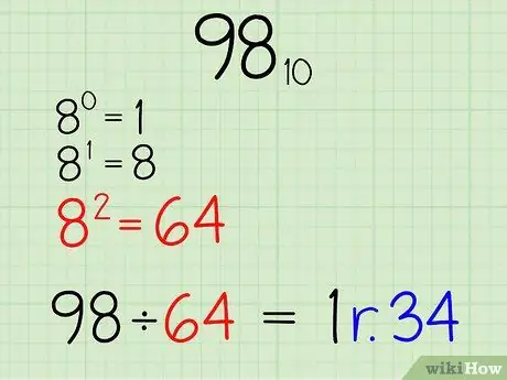Преобразование из десятичной системы в восьмеричную. Шаг 5