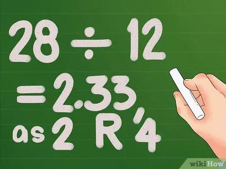 Преобразовать дюймы в футы Шаг 7