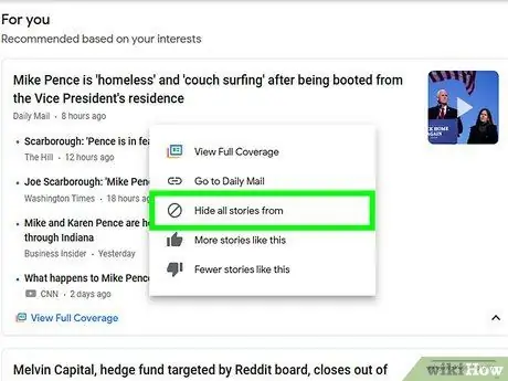 Персонализируйте Новости Google Шаг 17