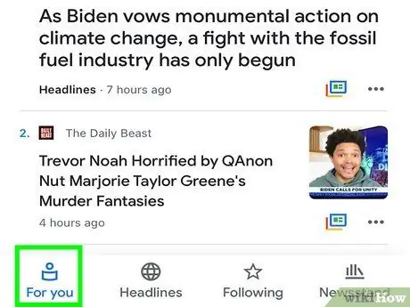 Персонализируйте Новости Google Шаг 2