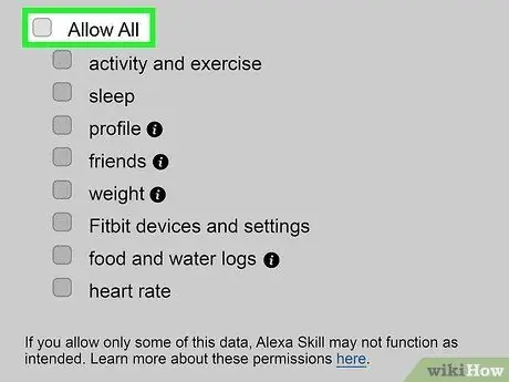Подключите Alexa к Fitbit Шаг 9