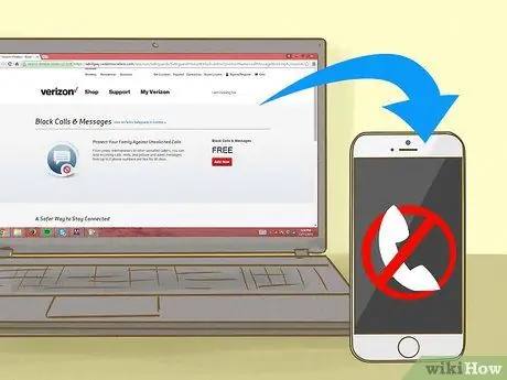 Заблокируйте номер на сотовом телефоне Шаг 2