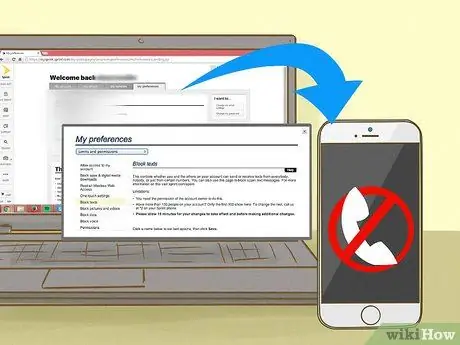 Заблокируйте номер на сотовом телефоне Шаг 4