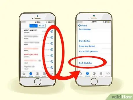 Заблокируйте номер на сотовом телефоне Шаг 5