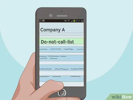 Остановить нежелательные телефонные звонки Шаг 3