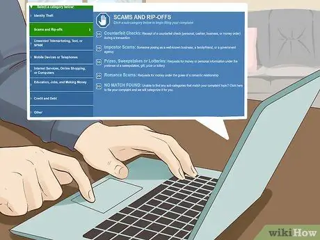 Сообщить о мошенничестве с телефонными звонками Шаг 2