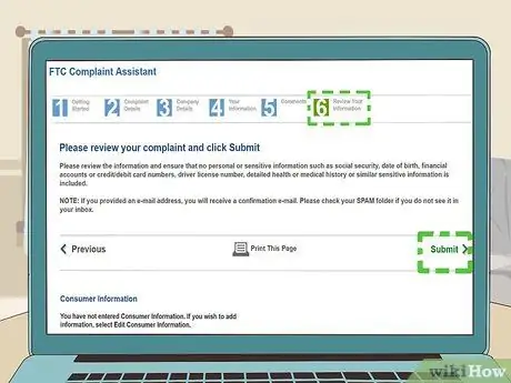 Сообщить о мошенничестве с телефонными звонками Шаг 4