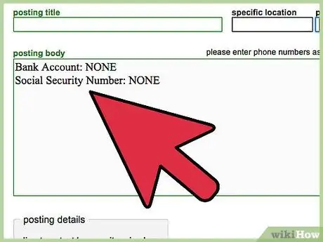 Защитите себя при использовании Craigslist Шаг 4