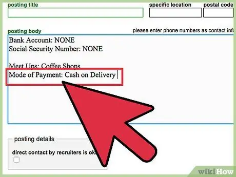 Защитите себя при использовании Craigslist Шаг 5