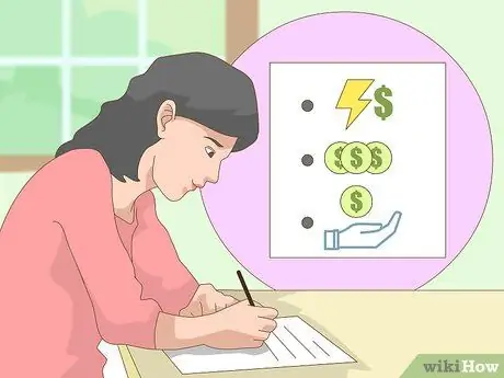 Оплата ежемесячных счетов вовремя Шаг 1