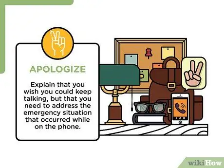 Завершение телефонного разговора с разговорчивым человеком Шаг 5