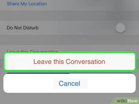 Завершение текстового разговора Шаг 13