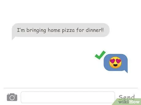 Завершение текстового разговора Шаг 4