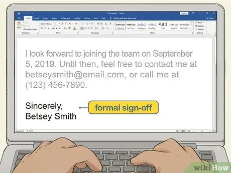 Напишите письмо о принятии решения Шаг 9