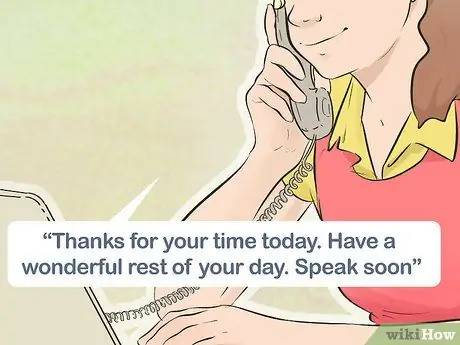 Завершение телефонного звонка Шаг 11