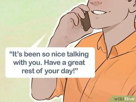 Завершение телефонного звонка Шаг 5