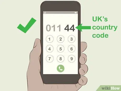 Звоните в Лондон из Канады Шаг 3