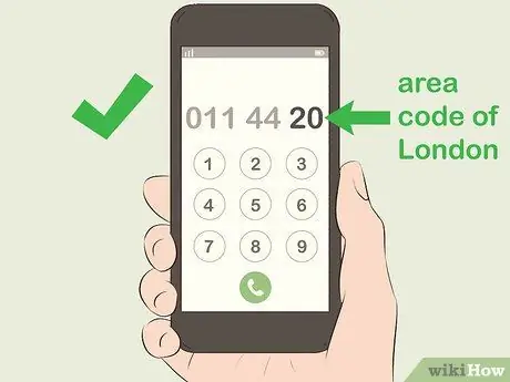 Звоните в Лондон из Канады Шаг 4