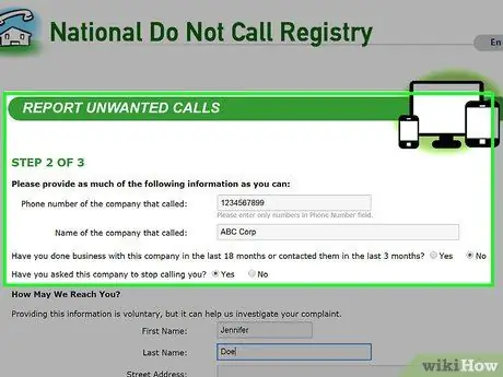 Сообщить о неприятных телефонных звонках Шаг 11