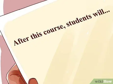 Напишите образовательную цель Шаг 4