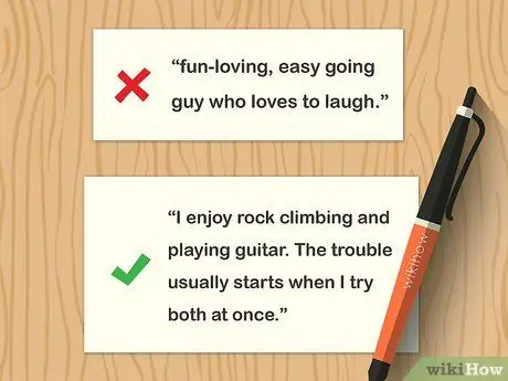 Напишите забавное личное объявление Шаг 5