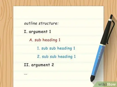 Напишите план дискуссии, шаг 3