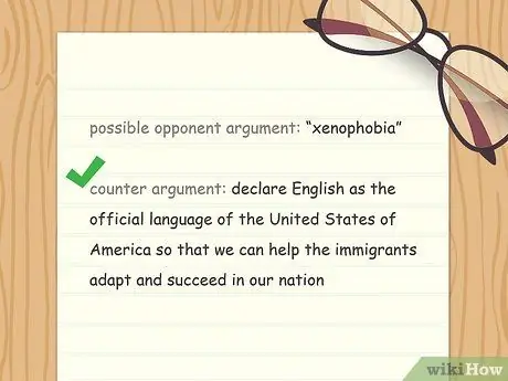 Напишите план дискуссии, шаг 5