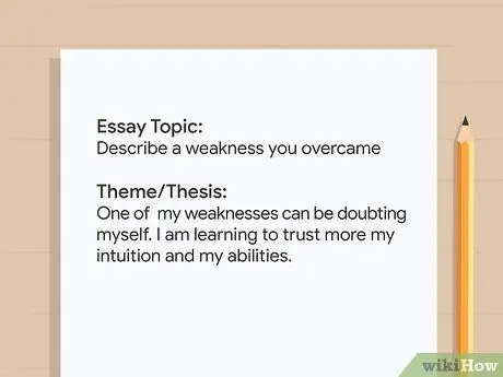 Напишите эссе для заявления о приеме на работу, шаг 2