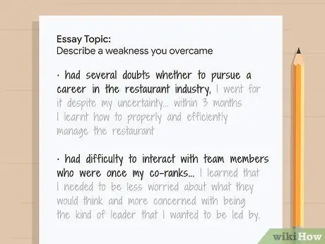 Напишите эссе для заявления о приеме на работу Шаг 3