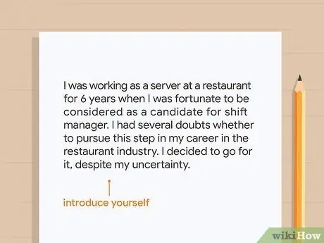 Напишите эссе для заявления о приеме на работу Шаг 5