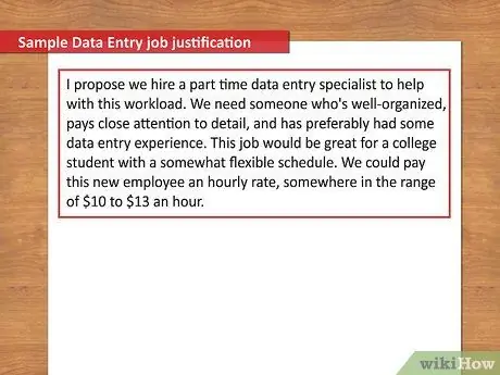 Напишите обоснование вакансии Шаг 5