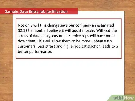 Напишите обоснование вакансии Шаг 7