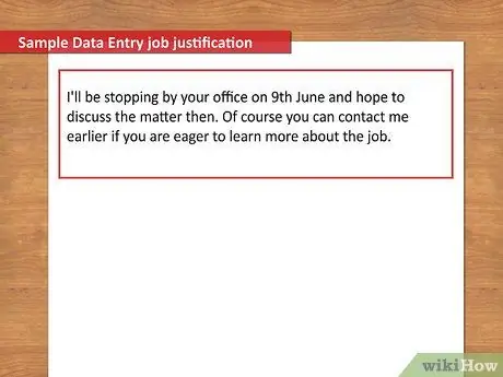 Напишите обоснование вакансии Шаг 8