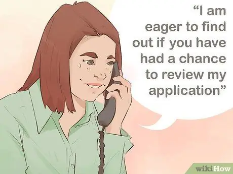 Спросите о статусе заявки после собеседования Шаг 14