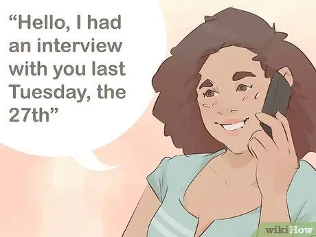 Спросите о статусе заявки после собеседования Шаг 2