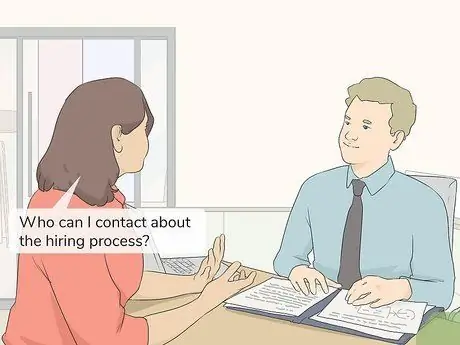 Спросите о следующих шагах в процессе собеседования Шаг 4