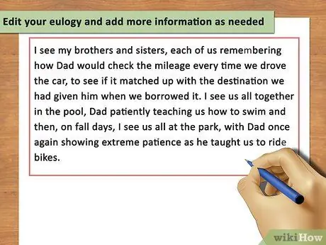 Напишите панегирик отцу Шаг 12