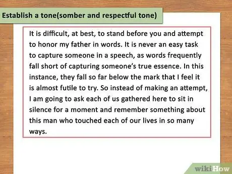 Напишите панегирик отцу Шаг 6