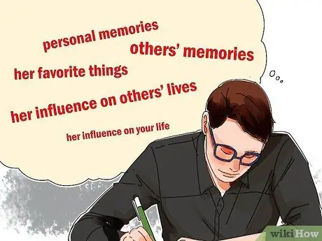 Напишите хвалебную речь матери, шаг 4