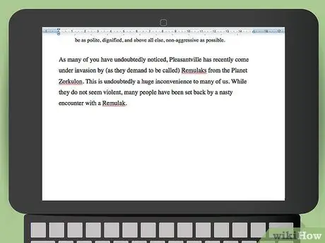 Напишите информационный документ Шаг 6