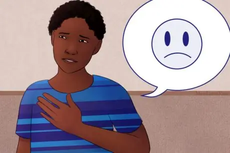 Несчастный парень говорит о чувствах