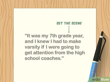 Начать повествовательное эссе Шаг 12